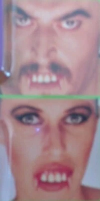 Кровавый вампир страшный остаться-put зубные протезы костюм зубы Хэллоуин костюм аксессуар - Изображение 1 из 3