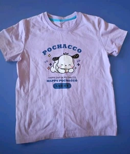 Cute Purple Sanrio Pochacco Kids Shirt Size Large - Picture 1 of 3
