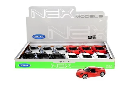 Alfa Romeo 4C Auto Sportive Modellino Auto Licenza Prodotto Scala 1:3 4-1:3 9 - Immagine 1 di 4