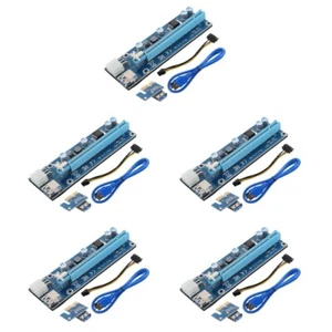 5 PCS Grafikkartenadapterkabel PCIe-Express-Erweiterungsgrafiken - Afbeelding 1 van 12