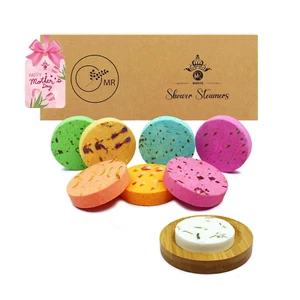 Shower Steamers Aromatherapy - 8 Pack Shower Bombs with Natural Essential Oil fo - Picture 1 of 9