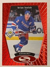 1998-99 BRIAN LEETCH UPPER DECK UD CHOICE STARQUEST RED PARALLEL #SQ7 RANGERS