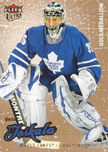 2008-09 Ultra Hockey Gold Medallion #90 Vesa Toskala