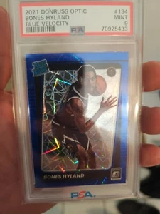2021 Donruss Optic Bones Hyland Blue Velocity PSA 9 - Bild 1 von 2