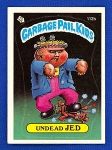 1986 Topps Garbage Pail Kids Series 3 # 112b Undead Jed - Picture 1 of 2
