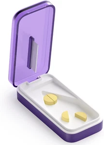 Cortador de píldoras para píldoras grandes o pequeñas, divisores de píldoras para píldoras/suplemento/Medica - Imagen 1 de 12