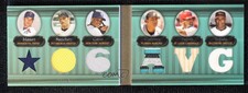 2007 Triple Threads Double Combo Relics Emerald /18 Joe Mauer Robinson Cano #38