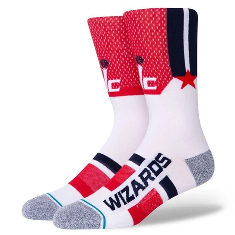 Stance NBA Washington Wizards Shortcut 2 Infiknit Crew Socks Men’s L 9-13 NWT Cover