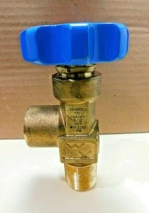 Válvula Wester, CGA580, Serie 13N, 3/4"-14NGT, Válvula Latón Capó Vástago, 5000 PSI - Imagen 1 de 5
