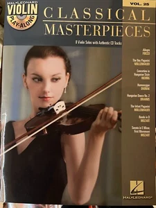 Violin Play Along Classical Masterpieces Vol. 25 Hal Leonard - Free Shipping - Picture 1 of 3