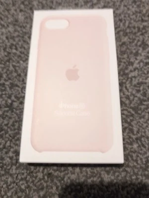 Apple SE (3rd/2nd Gen)/8/7 Silicone Back Case - Chalk Pink - NEW & SEALED