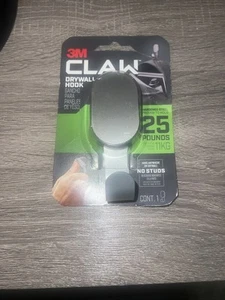 3M Claw 25 Lb. Silver Drywall Hook 3DH25SLV-1ES 3M Claw - Picture 1 of 2
