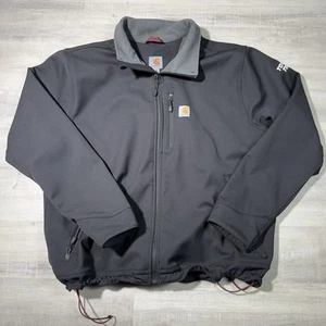 Carhartt Mens Jacket Black 2XL Rain Defender Relaxed Fit Workwear Utility Casual - Picture 1 of 9