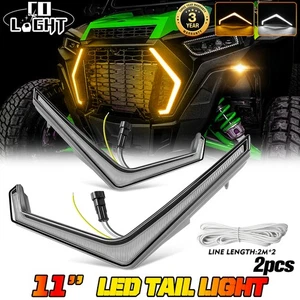 2PCS For POLARIS RZR XP 1000 TURBO 19-21 2022 LED Lights Turn Signal Fang Accent - Picture 1 of 8