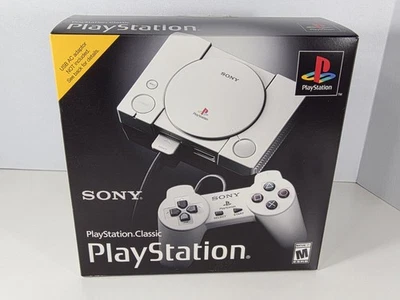Sony PlayStation Classic Mini (2018) SCPH-1000R Authentic - New Sealed  - Image 1 of 4