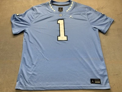North Carolina Tar Heels Jersey Mens 2XL NCAA Football Basketball Jordan UNC - Image 1 of 4