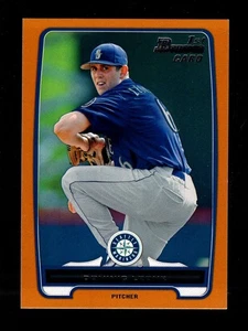 2012 BOWMAN ORANGE BDPP164 DOMINIC LEONE RC 207/250 MARINERS - Picture 1 of 1