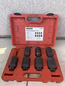 OEM® Tools for Professionals 8 Pc. Axle Nut Socket Set - 12 Pt. 27321 - Picture 1 of 5
