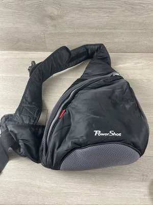 Bolsa para cámara Canon PowerShot cabestrillo viaje negro fotografía Foto 1 de 4