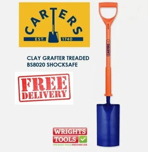 Carters Shovel CLAY GRAFTER TREADED BS8020 (Insulated) CGTRPFINS  Made in uk ! - Bild 1 von 1