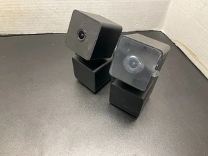 set of 2 Black Wyze Cam Pan v3 (WYZECPAN3_BK) - Picture 1 of 4