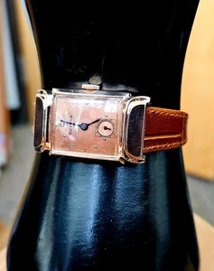 Vintage Bulova Tank 14K Rosegold Filled - Bild 1 von 7
