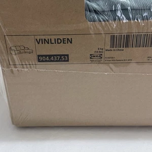 Ikea Vinliden Bezug Schonbezug Sofa mit Chaiselongue Hakebo helltürkis 904.437.53 - Bild 1 von 2