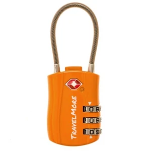 TSA Approved Travel Combination Cable Luggage Locks for Suitcases & Backpacks... - Picture 1 of 6