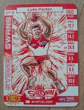 2017 AFL Teamcoach Footy Powers GFP-16 LUKE SUPER SWAN PARKER SYDNEY SWANS (SS)