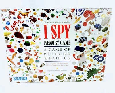 I Spy Memory Game Briarpatch Board Game Picture Riddles Fun Find Factory Sealed  - Image 1 of 3
