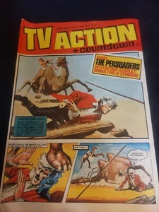 Vintage TV ACTION + COUNTDOWN Comic 6th MAY 1972 Dr Who Persuaders Cptn Scarlet - Picture 1 of 9