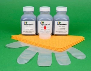 3-MICR Toner Refill Kit w/Chip for Source Technologies ST9512 STI-204512. 480gr. - Picture 1 of 1