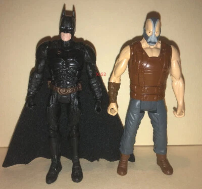 Dark Knight Rises Batman Bane figure lot movie toy christian bale tom hardy 4in - Image 1 of 4