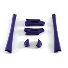 New Walleva Purple Lower And Upper Earsocks/Nosepads For Oakley Flak Jacket XLJ