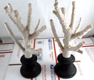 2 Tozai Home Coral Reef Shelf Interior Decor Decoration Maritime Nautical Pair - Picture 1 of 3