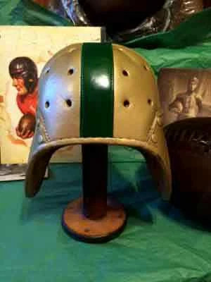 1940 Baylor Bears style  Leather Football Helmet - Image 1 of 2
