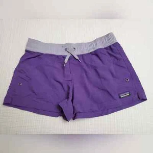 Patagonia Purple Track Shorts Girls Size XL Classic Outdoor Hiking Retro - Picture 1 of 12