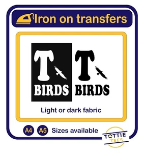 T-birds Grease stag hen party fancy dress iron on t-shirt transfers a5 a4 - Picture 1 of 2