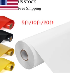 HTV Heat Transfer Vinyl Iron On Vinyl 12" x 5-50 FT T-Shirt for Cricut - Picture 1 of 26