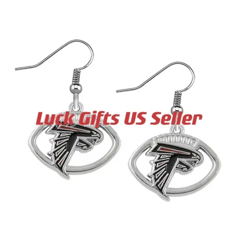 NFL Football Team Atlanta Falcons Dangle Earrings Fashion Gift Cover