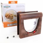 PetSafe Staywell 34 Brown Magnetic Cat Flap Door 934 & Inc Two key 4 way locking
