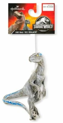 Hallmark Jurassic World Blue Raptor Velociraptor Park Christmas Ornament 2020