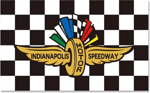 Indianapolis Motor Speedway 3x5 ft Checkered Flag 500 Indy Brickyard Banner FL43 Cover