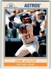 2022 Topps 582 Montgomery Club Set 4  #13 Jose Altuve   Houston Astros
