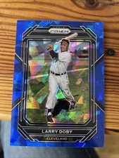 2023 Panini Prizm Blue Prizm #297 Larry Doby Cleveland Guardians