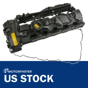Engine Valve Cover w/Gasket Kit For BMW 535i 335i X3 X5 GTxDrive 740i 640i 135i - Picture 1 of 9