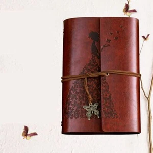 Travel Leather Handbook DIY Albums Diary Journal Notebook Photo Album - Picture 1 of 8