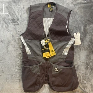 Browning Summit Mesh Shooting Vest Women’s Size Medium Purple Gray Right Handed - Picture 1 of 16