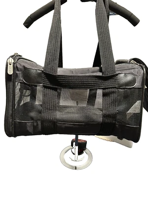 Transportador de mascotas Sherpa Travel Airline aprobado tamaño pequeño negro Foto 1 de 4