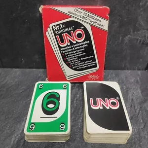 UNO Amigo 1985 Kartenspiel Klassiker 80er Karten Sind Vollständig - Picture 1 of 6